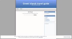Desktop Screenshot of greekislandaccommodation.wordpress.com