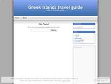 Tablet Screenshot of greekislandaccommodation.wordpress.com