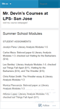 Mobile Screenshot of mrdevin.wordpress.com