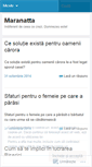 Mobile Screenshot of maranatta.wordpress.com