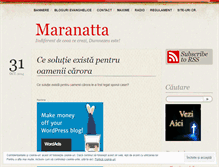 Tablet Screenshot of maranatta.wordpress.com