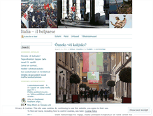 Tablet Screenshot of itaalia.wordpress.com