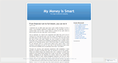 Desktop Screenshot of mymoneysmart.wordpress.com