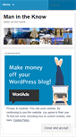 Mobile Screenshot of manintheknow.wordpress.com