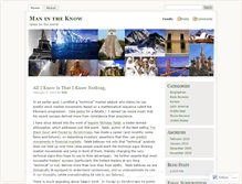 Tablet Screenshot of manintheknow.wordpress.com