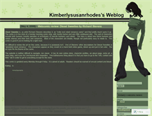 Tablet Screenshot of kimberlysusanrhodes.wordpress.com