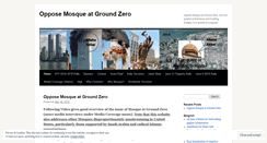 Desktop Screenshot of opposemosqueatgroundzero.wordpress.com