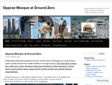 Tablet Screenshot of opposemosqueatgroundzero.wordpress.com