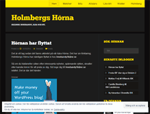 Tablet Screenshot of holmbergscorner.wordpress.com
