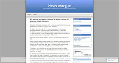 Desktop Screenshot of newsmorgue.wordpress.com