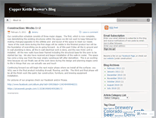 Tablet Screenshot of copperkettledenver.wordpress.com