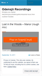 Mobile Screenshot of odensjorecordings.wordpress.com