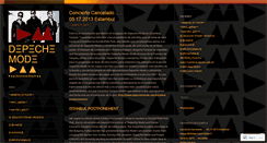 Desktop Screenshot of depechemode.wordpress.com