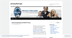 Desktop Screenshot of privacyforcops.wordpress.com