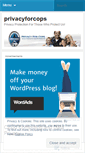 Mobile Screenshot of privacyforcops.wordpress.com