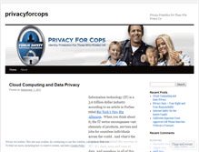 Tablet Screenshot of privacyforcops.wordpress.com