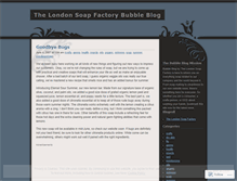 Tablet Screenshot of londonsoapfactory.wordpress.com