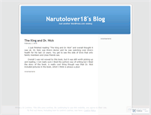 Tablet Screenshot of narutolover18.wordpress.com