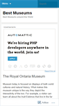Mobile Screenshot of bestmuseums.wordpress.com