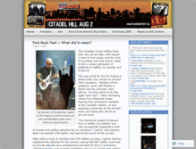 Tablet Screenshot of cfhalifaxrockfest.wordpress.com