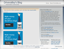 Tablet Screenshot of drivevalley.wordpress.com