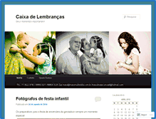 Tablet Screenshot of caixadelembrancas.wordpress.com