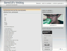 Tablet Screenshot of bared18.wordpress.com