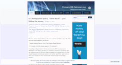 Desktop Screenshot of primaryhroutsourcing.wordpress.com