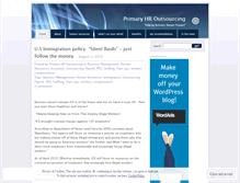 Tablet Screenshot of primaryhroutsourcing.wordpress.com