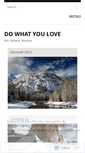 Mobile Screenshot of dowhatyoulove.wordpress.com