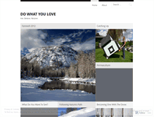 Tablet Screenshot of dowhatyoulove.wordpress.com