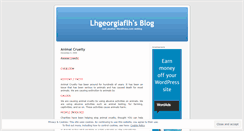 Desktop Screenshot of lhgeorgiaflh.wordpress.com