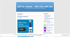 Desktop Screenshot of golfgal.wordpress.com