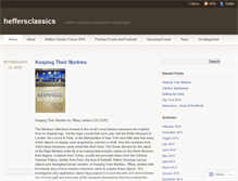 Tablet Screenshot of heffersclassics.wordpress.com
