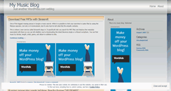Desktop Screenshot of freedownloadmusic.wordpress.com
