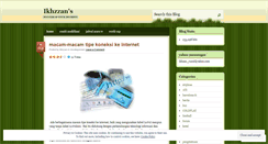 Desktop Screenshot of ikhzzan.wordpress.com