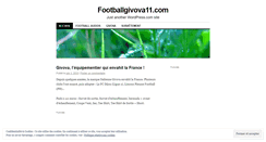 Desktop Screenshot of footballgivova11.wordpress.com