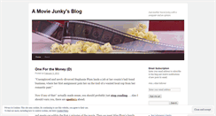 Desktop Screenshot of moviejunky101.wordpress.com