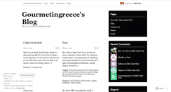 Desktop Screenshot of gourmetingreece.wordpress.com