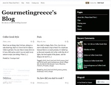 Tablet Screenshot of gourmetingreece.wordpress.com