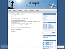 Tablet Screenshot of echapel.wordpress.com