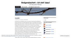 Desktop Screenshot of nedganzbachert.wordpress.com