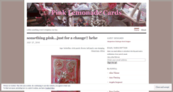 Desktop Screenshot of 3pinklemonade.wordpress.com