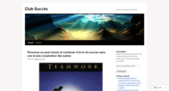 Desktop Screenshot of clubsucces.wordpress.com