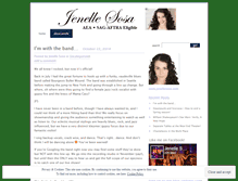 Tablet Screenshot of jenellesosa.wordpress.com