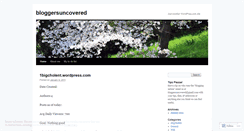 Desktop Screenshot of bloggersuncovered.wordpress.com