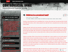 Tablet Screenshot of controversialannie.wordpress.com