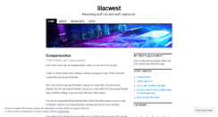 Desktop Screenshot of lilacwest.wordpress.com