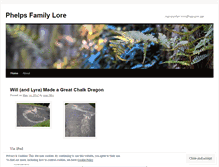 Tablet Screenshot of phelpslore.wordpress.com