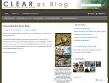 Tablet Screenshot of clearasblog.wordpress.com